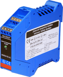Two-channel intrinsically safe rely